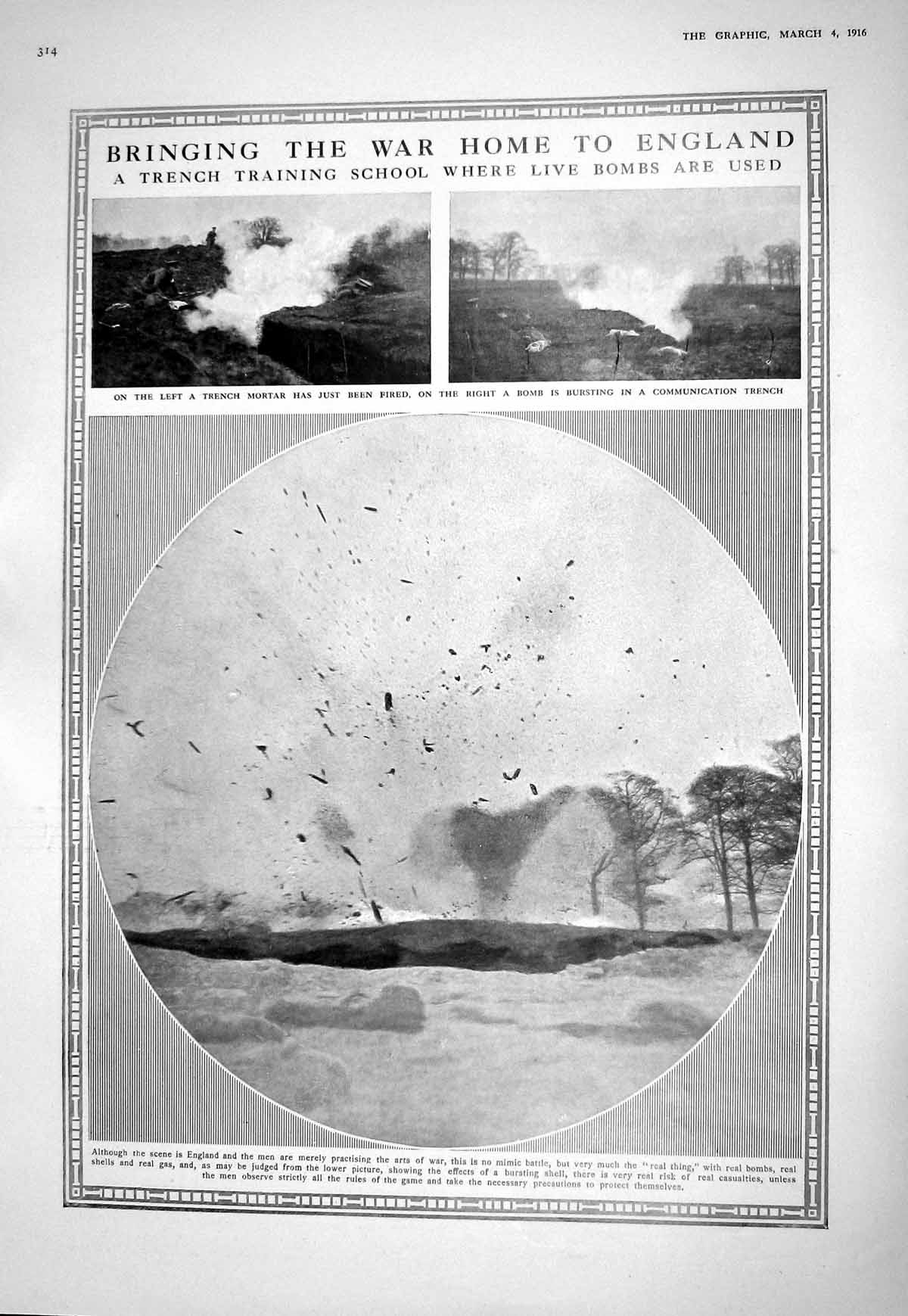 Old 1916 War Communication Trench Mortar Bomb Map France Verdun Tavan 20th