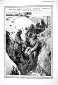 Old Print 1916 Poilus War Siers Trench Boche Letters Home Verdun Meuse A 20th
