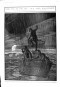 Old Print 1916 British Army Balloonists Royal Flying Corps War Siers Rat 20th