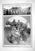 Old Print 1916 War Huns German Prisoners Verdun Trench Shackleton Aurora Enduran