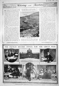Old 1916 Foothills Sierra Guadarrama Wolseley Motor Car Ecole Guerre 20th