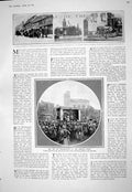Old Print 1916 Shakespeare Play French War Siers Stratford-On-Avon Colle 20th