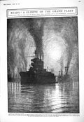 Old Print 1916 War Ship Sea Marmora Siers Battle Western Egypt Desert Se 20th