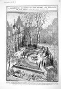 Old 1916 Staple Inn Garden Prudential Assurance Company Theatre Baham 20th