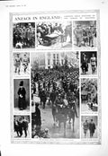 Old 1916 Anzacs England King George Kitchener Queen Mary Haywood Snyd 20th
