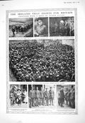 Old Print 1916 War Ireland Siers Redmond Lancashires Kitchener Aldwyn Be 20th