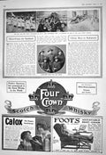 Antique Old Print 1916 Saskatoon Boys Scouts Italy Whisky Calox Harrogate Spa