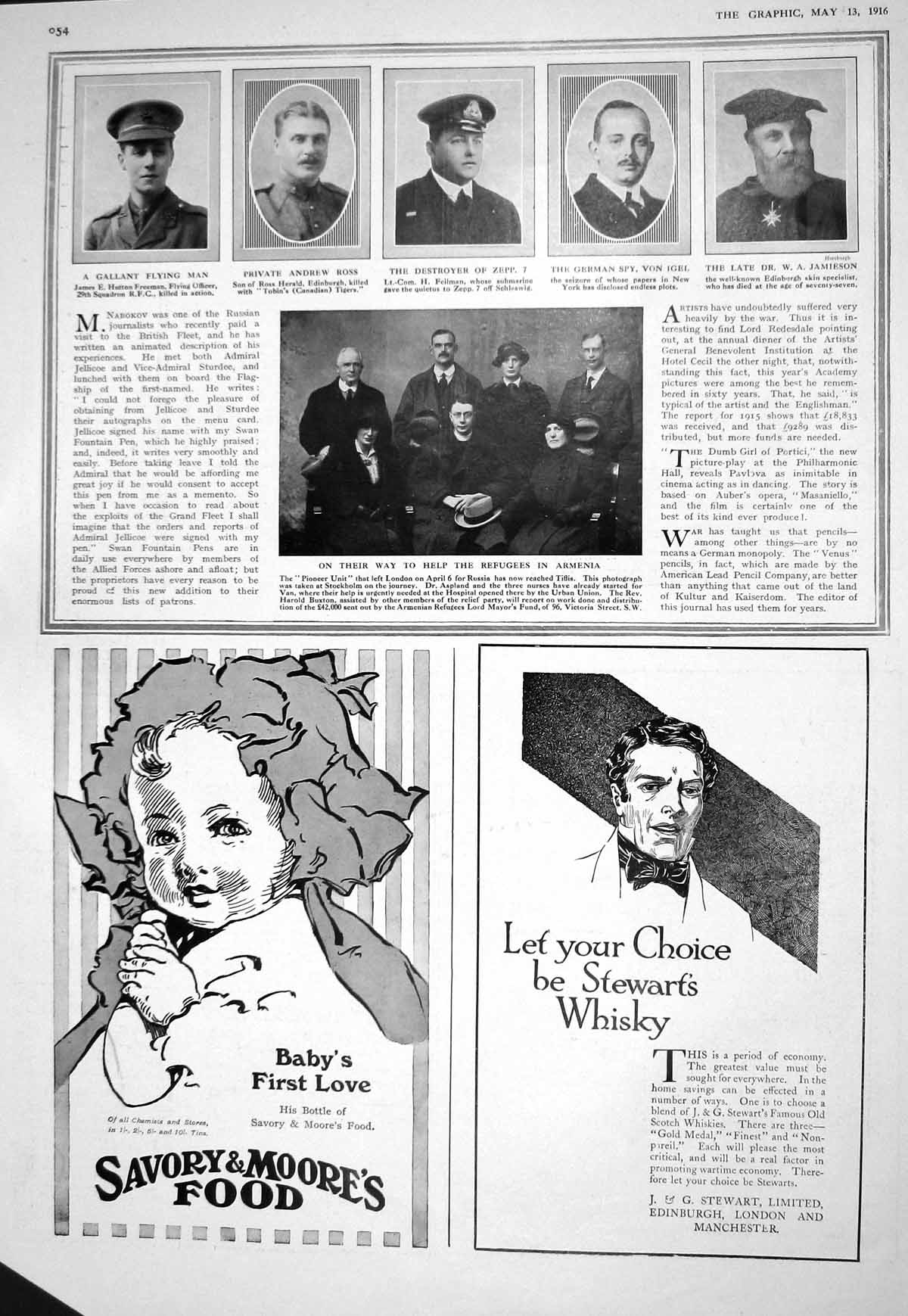 Old 1916 James Freeman Private Ross Feilman German Spy Igel Jamieson 20th