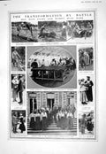 Old 1916 War Women Workers Carpenters Woodmen Chisholm Bathos Berlin 20th
