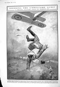 Old 1916 War French Aviator Biplane Figures French British Wounded So 20th
