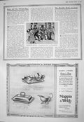 Antique Old Print 1916 Theatre Dumb Girl Portici Philharmonic Mappin Debenham