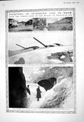 Old 1916 War Snow Africa Jan Christian Smuts Troop Train Alpine Austr 20th