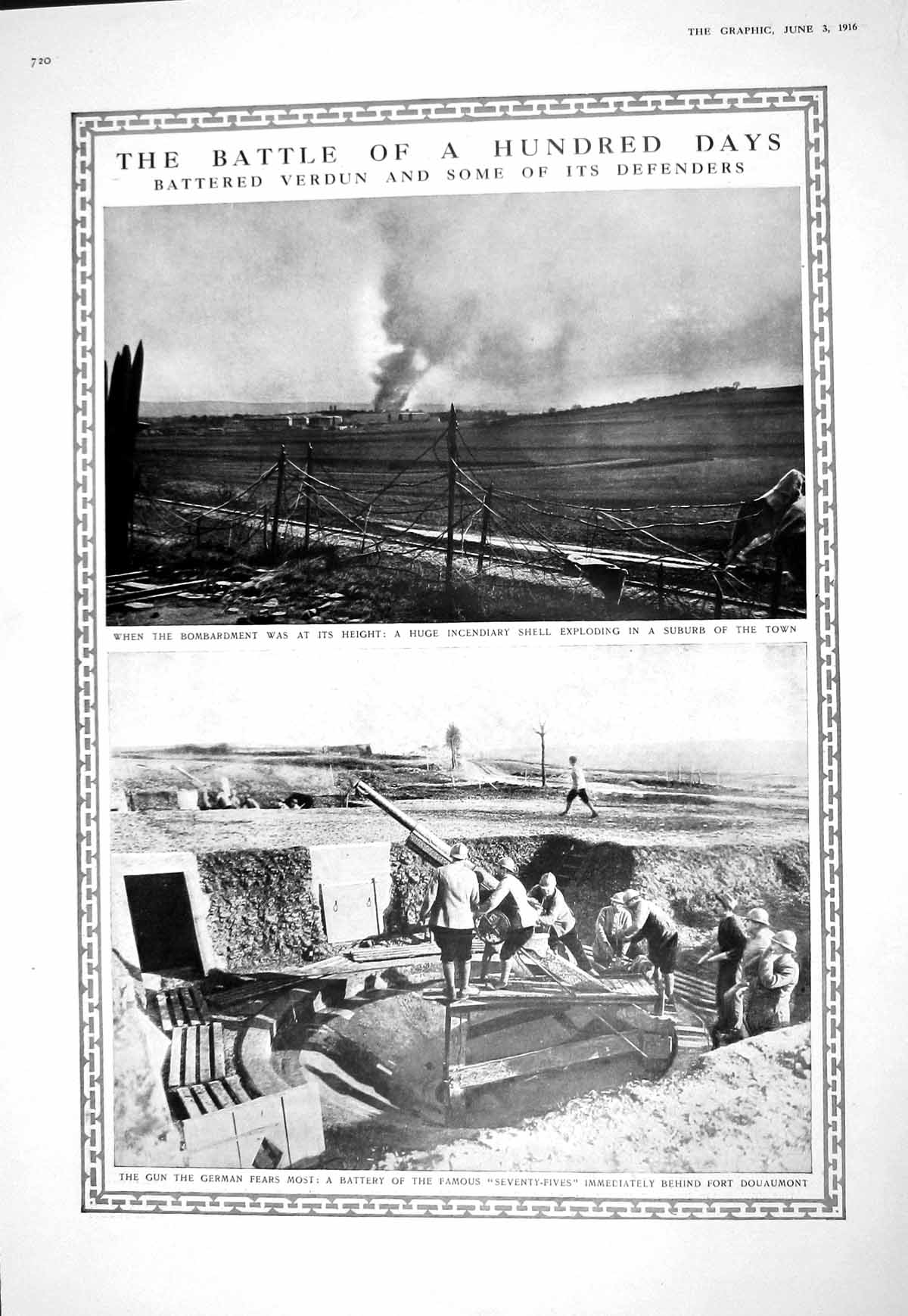 Old 1916 War Battle Verdun Fort Douaumont Guns Ship Motor Launches Na 20th