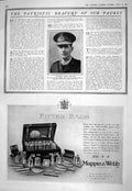 Old Print 1916 Noel Mellish Victoria Cross Eloi Advertisement Mappin Webb 20th