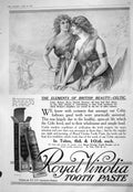Old Print 1916 Royal Vinolia Toothpaste Mellin'S Food Jewish Burial Card 20th