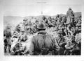 Old 1916 War Triumphant French Troops Mine Crater Siers Photograph 20th