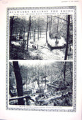 Old Print 1916 Bulwarks Boche War French Forest Siers Night Attack Trenc 20th