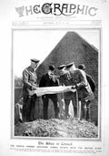 Old 1916 War Photograph French Premier Briand Douglas Haig British St 20th
