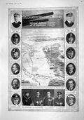 Print 1916 Jellicoe Beatty Burnley Rutland Sturdee Marsden Prowse War Duff Su