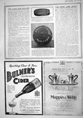 Old Print 1916 Coal Briquette Bulmers Cider Mappin Webb French German War 20th