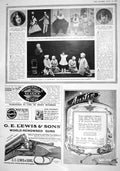 Old Print 1916 Theatre Ward Window Morton White Austin Lewis Guns Custard 20th