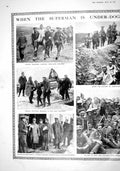 Old 1916 War German Prisoners Contalmaison Russian Officer Thomas Atk 20th
