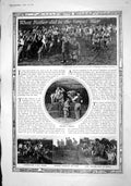 Antique Old Print 1916 Essex Volunteer Siers War Trenches Greys Cigarettes 20th