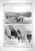 Old 1916 Prince Wales Egypt Assouan Dam Temple Abu Simbel Hindu Music 20th