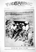 Old Print 1916 War Siers Gun Weapons Douglas Haig Lloyde George Hughes C 20th
