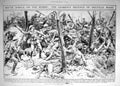 Antique Print 1916 War South Africa Somme Siers Battle Defence Delville Wood