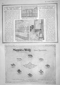 Old Print 1916 Cells Polizei-Prasidium Prison Berlin Germany Mappin Webb 20th