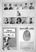 Old Print 1916 War Taylor King Faire Wilson Newton Footman Chinda Godwin 20th