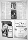 Old Print 1916 Religious Books Mazda Electric Lamps Smith Smoking Mixture 20th