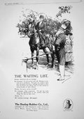 Antique Print 1916 Dunlop Rubber Tyres Cigarettes Ypres Army King Roumania 20th