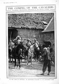Old 1916 War Photograph Farm French Cavalry Uniform Dragoons Somme Ho 20th