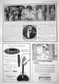 Old Print 1916 Theatre Gawthorne Thorne Berry Walls Cooper Cherry Vinolia 20th