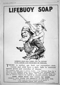 Old 1916 Advertisement Lifebuoy Soap Lever Brothers Limited Port Sunl 20th