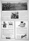 Old Print 1916 London Mounted Rifles War Cow Daimler Buick General Motors 20th