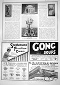 Old Print 1916 Academy Art Toy Stand Stabler Wilson Weir Gong Soups Swan 20th