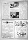 Old Print 1916 Saunders Arrol-Johnston Vauxhall Motor Tyres Smith Watches 20th