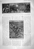 Old 1916 Queen Roumania Royal Nurse Map Verdun Lions Nelson Column Tr 20th