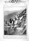Old Print 1916 War Trench Siers Monastir Serbian Army German Somme Battl 20th