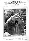 Old 1916 War Christmas Vosges French Sentry Box Sand Bags George Buch 20th