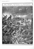Old Print 1916 Beetling War Boche Siers Western Front Fort Vaux Douaumon 20th