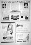 Old 1916 Christmas Presents Clincher Mappin Motor Bag Colmans Mustard 20th