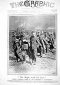 Old 1916 War German Prisoners Canadians Courcelette Lloyd George Thom 20th