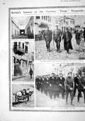 Old 1916 War Serbia Palace Monastir Sailors Serbian Crown Prince Fren 20th