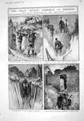 Old Print 1916 War Siers Daily Routine Trenches Map Lorraine German Muni 20th