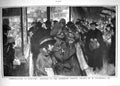 Antique Print 1916 Christmas War Time Shopping Darkened Streets Hatherell 20th
