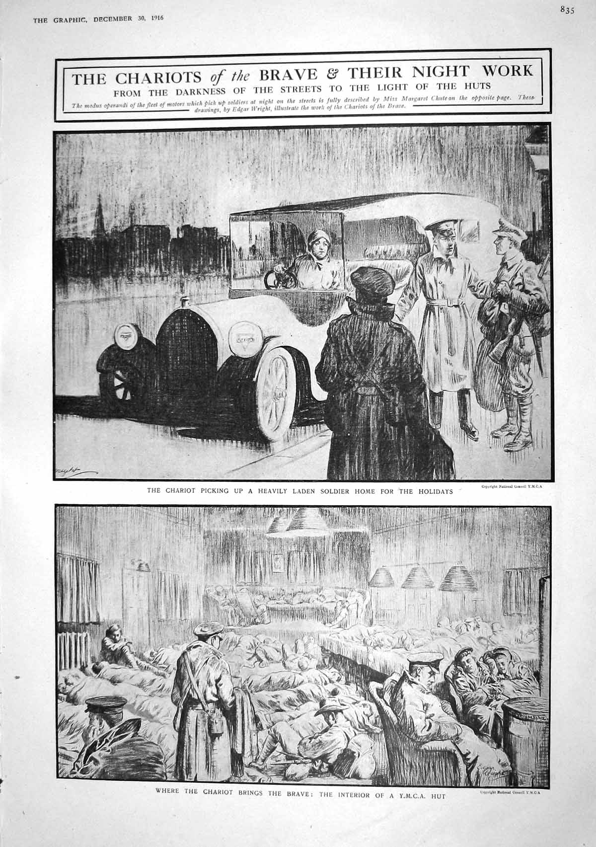 Old 1916 Modus Operandi Motor Cars Siers War Chariot Football Neale Reitz 20th
